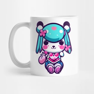 A CUTE KAWAI Panda illustration Mug